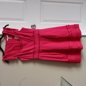 MAX AND CLEO Brick Sleeveless Flare  Dress Size 6 US